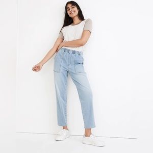 Madewell Pull-On Relaxed Jeans in Bellview Wash